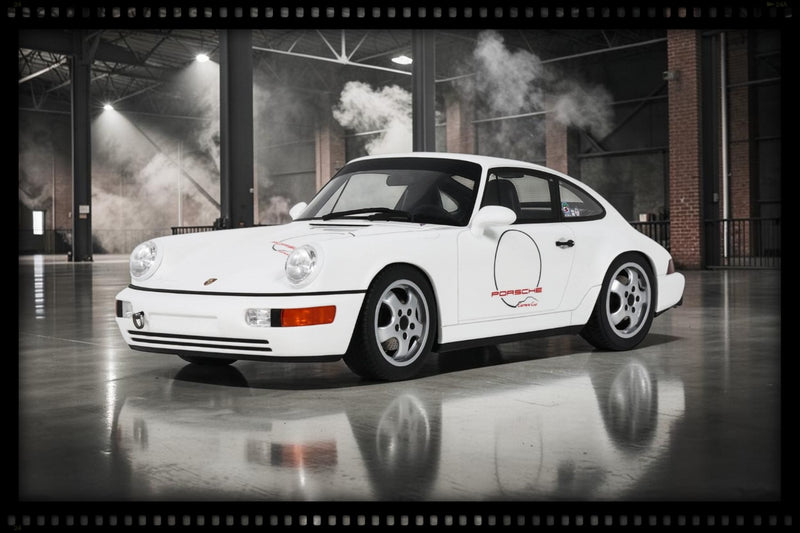 Chargez l'image dans la visionneuse de la galerie, PORSCHE 911 [964] CARRERA CUP USA ÉDITION BLANC 1992 GT SPIRIT 1:18
