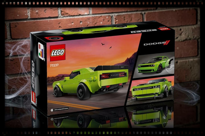 Load image into Gallery viewer, DODGE CHALLENGER SRT HELLCAT GREEN LEGO SPEED CHAMPIONS
