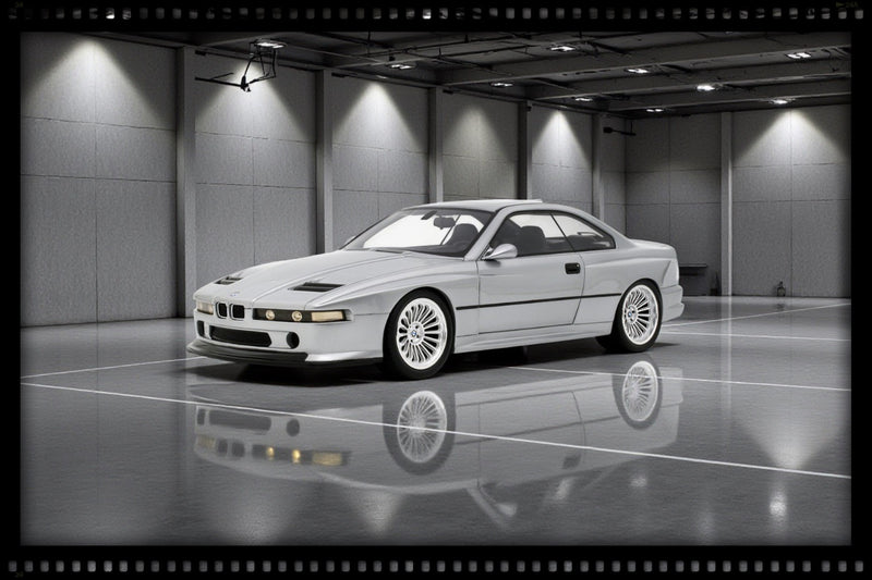 Laad de afbeelding in de Gallery-viewer, Bmw REYN SNELHEIDSWERKPLAATS 858 CSL ontworpen door JONSIBAL CHROOMSCHADUW METAALGLANS 2024 OTTOmobile 1:18
