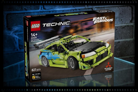 MITSUBISHI ECLIPSE GROEN FAST&FURIOUS LEGO TECHNIC
