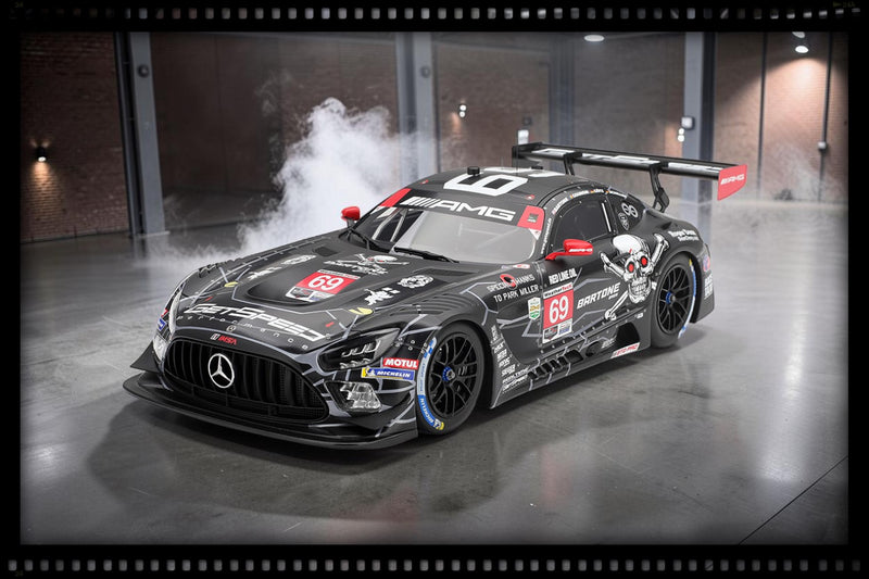 Chargez l'image dans la visionneuse de la galerie, MERCEDES-BENZ AMG GT3 #69 GETSPEED DAYTONA 24 HRS 2026 TOP SPEED 1:18
