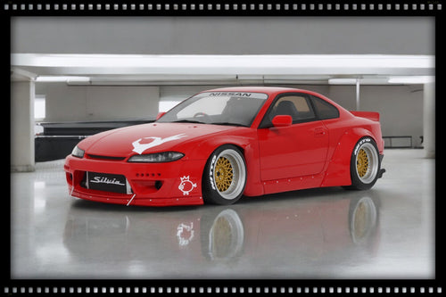 Nissan SILVIA S15 ROCKET BUNNY RED 2014 OTTOmobile 1:18