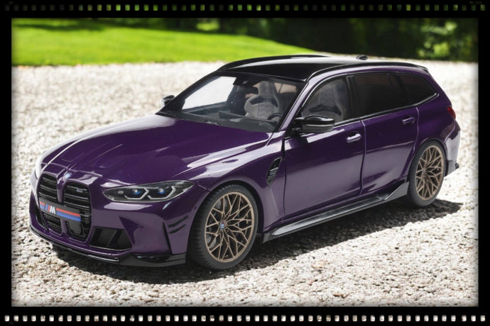 Bmw M3 (G81) TOURING WITH PERFORMANCE PARTS TWILIGHT PURPLE PEARL METALLIC 2024 SOLIDO 1:18