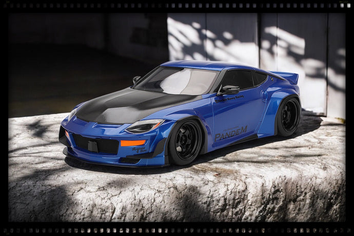 Nissan Z (RZ34) PANDEM SEIRAN BLAUW 2024 TOP SPEED 1:18