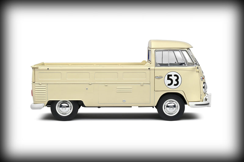 Load image into Gallery viewer, Volkswagen T1 Pick-Up RACER 53 BEIGE 1950 SOLIDO 1:18
