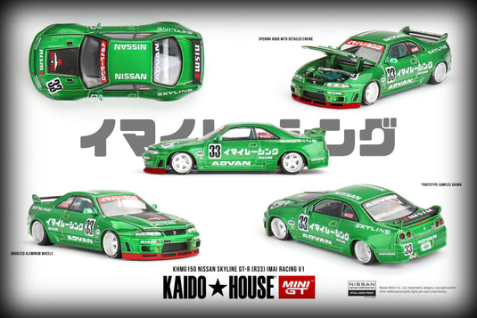 Nissan SKYLINE GT-R (R33) IMAI RACING V1 1995 MINI GT 1:64