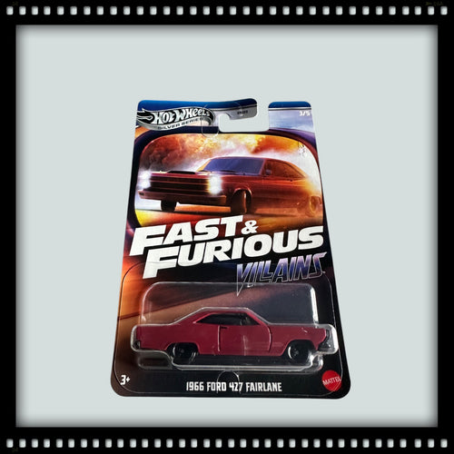Ford 427 FAIRLANE 1966 F&F HOT WHEELS 1:64