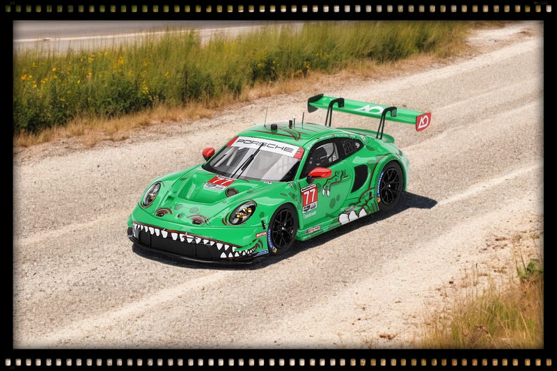 Load image into Gallery viewer, Porsche 911 (992) GT3 R #77 GTD PRO AO RACING DAYTONA 24 HRS 2ND PLACE 2024 TSM Model 1:43
