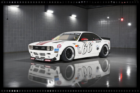 Nissan SILVIA S14 BOSS ROCKET BUNNY WIT 2024 OTTOmobile 1:18