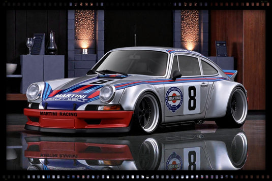 Porsche RWB BACKDATE MARTINI IGNITION MODEL 1:18