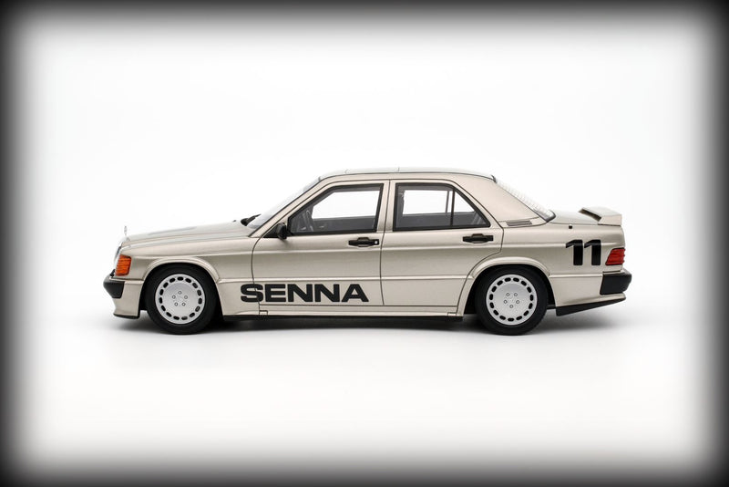 Load image into Gallery viewer, Mercedes-Benz 190E 2.3 16 W201 A.SENNA NURBURGRING CUP 1 (LIMITED EDITION 2000 pieces)(SILVER) OTTOmobile 1:18

