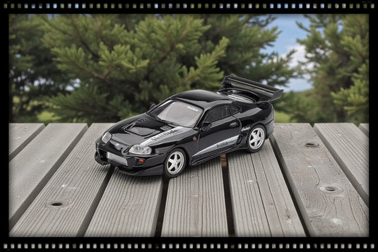Toyota SUPRA MK4 (A80) VEILSIDE COMBAT V-II NOIR 2011 (LHD) MINI GT 1:64