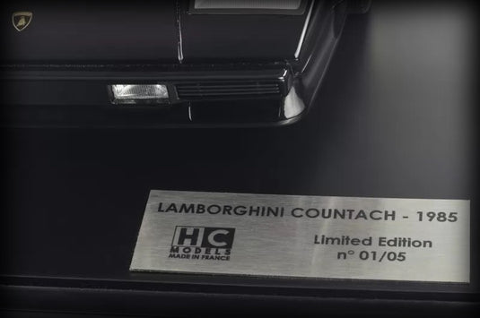 Lamborghini COUNTACH LP 5000 QV 1987 (ÉDITION LIMITÉE 5 pièces) HC MODELS 1:8