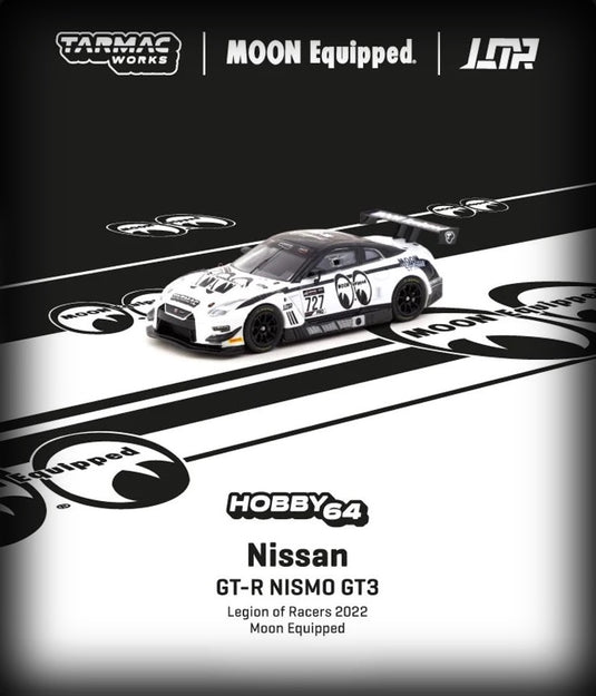 Nissan GT-R Nismo GT3 Legion of racers 2022 Moon Equipped TARMAC WORKS 1:64