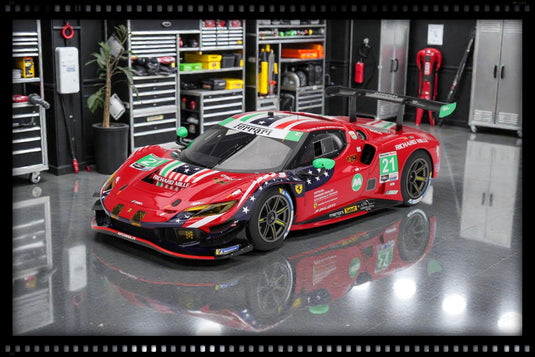 Ferrari 296 GT3 #21 AF CORSE DAYTONA 24 UUR 2025 BBR Models 1:18