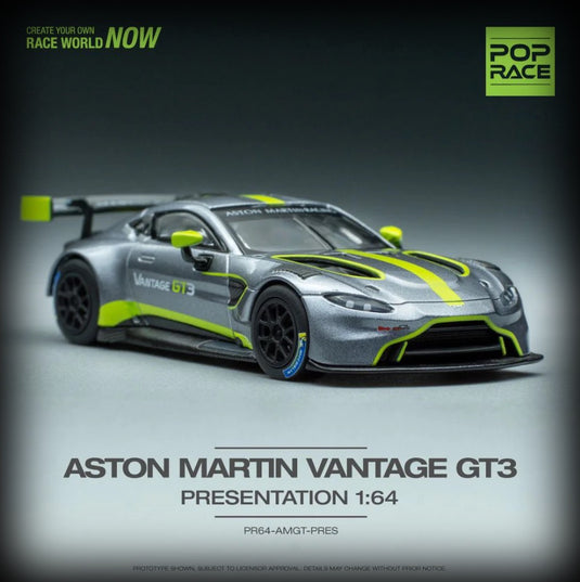Aston Martin Vantage GT3 Presentatie POP RACE 1:64