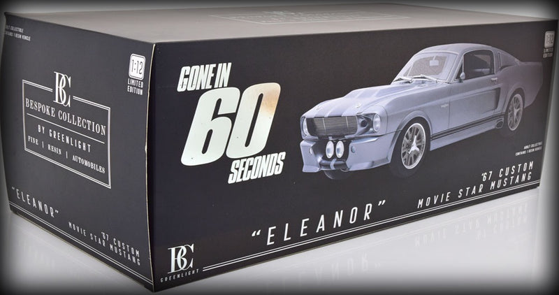 Chargez l&#39;image dans la visionneuse de la galerie, Ford Mustang ELEANOR 1967 Gone in 60 Seconds (2000) GREENLIGHT Collectibles 1:12
