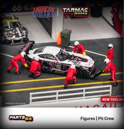 Load image into Gallery viewer, Pit Crew Figures (Car not included) TARMAC WORKS 1:64
