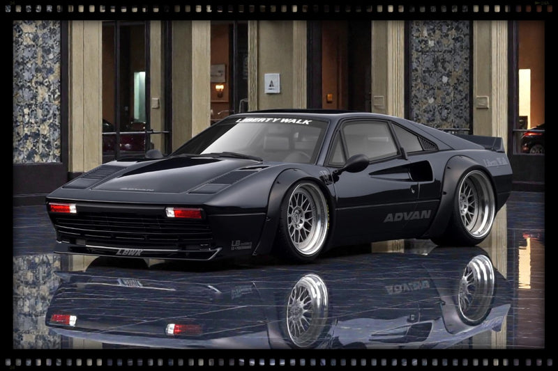 Load image into Gallery viewer, FERRARI LB-WORKS 308 BLACK IGNITION MODEL 1:18
