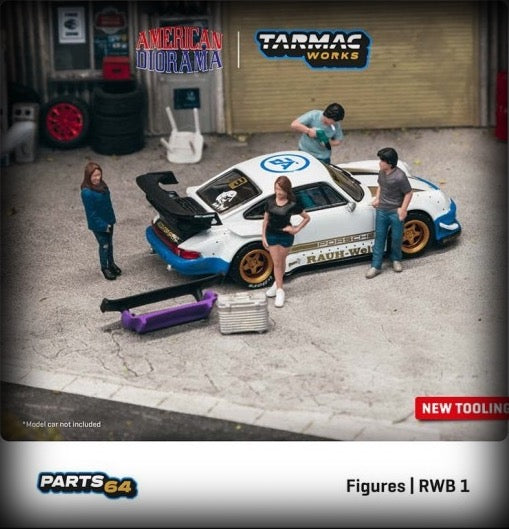 Load image into Gallery viewer, RWB 1 Figures (Car not included) TARMAC WORKS 1:64
