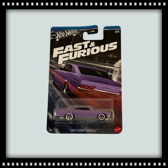 Chevy IMPALA 1966 F&F HOT WHEELS 1:64