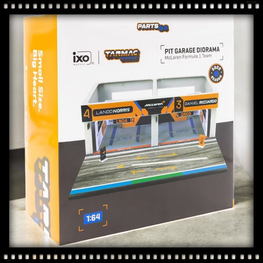 Pit Garage McLaren Formula One Team (Cars not included) TARMAC WORKS 1:64