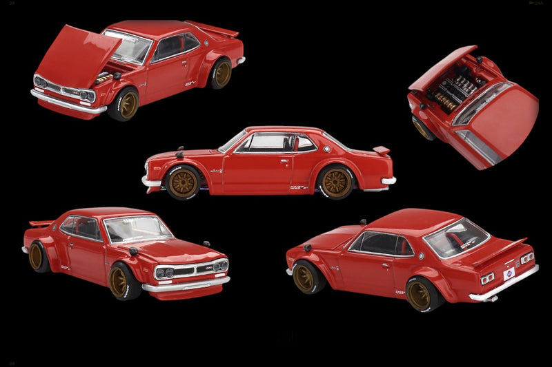 Load image into Gallery viewer, Nissan SKYLINE GT-R (KPGC10) KAIDO STREET V1 1969 Kaido*House MINI GT 1:64
