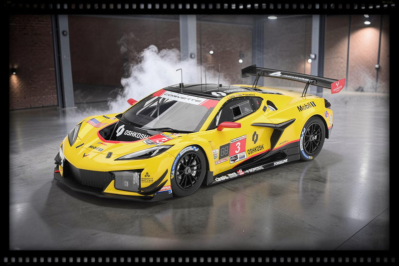 Chargez l'image dans la visionneuse de la galerie, CHEVROLET CORVETTE Z06 GT3.R #3 CORVETTE RACING BY PRATT MILLER MOTORSPORTS DAYTONA 24 HRS 2026 TOP SPEED 1:18
