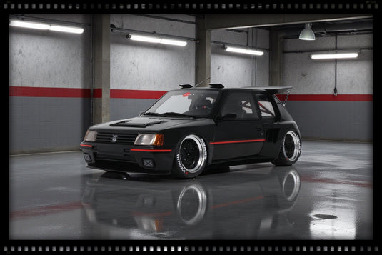 Peugeot 205 KHYZYL SALEEM BLACK 2018 OTTOmobile 1:18