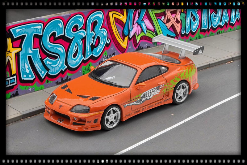 Load image into Gallery viewer, TOYOTA SUPRA MK4 (A80) ROMEX BRIAN O'CONNER "FAST &amp; FURIOUS" 2001 (ONLY BLISTER PACK) MINI GT 1:64
