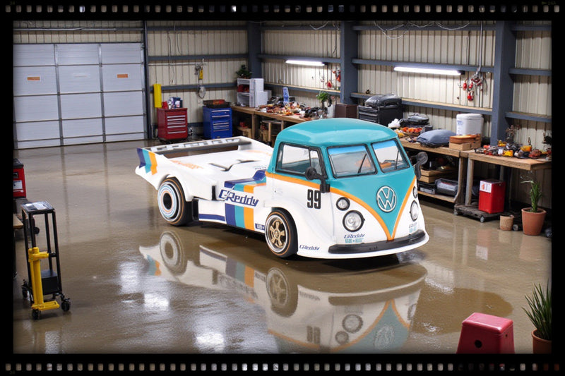 Chargez l'image dans la visionneuse de la galerie, Volkswagen T1 PICKUP GREDDY PICKUP V1 1972 MINI GT 1:64
