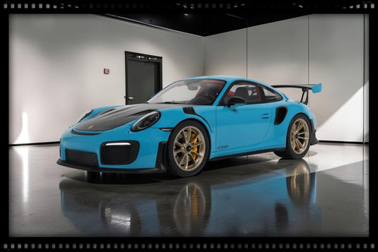PORSCHE 911 [991.2] GT2 RS MIAMI BLAUW 2018 GT SPIRIT 1:12