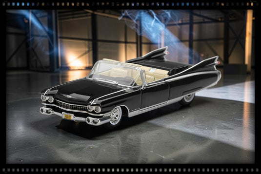 CADILLAC ELDORADO BIARRITZ ZWART 1959 MINI GT 1:64