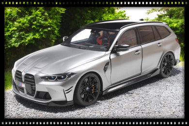 Bmw M3 (G81) TOURING AVEC PIÈCES DE PERFORMANCE GRIS MÉTALLIQUE FROZEN PURE 2024 SOLIDO 1:18