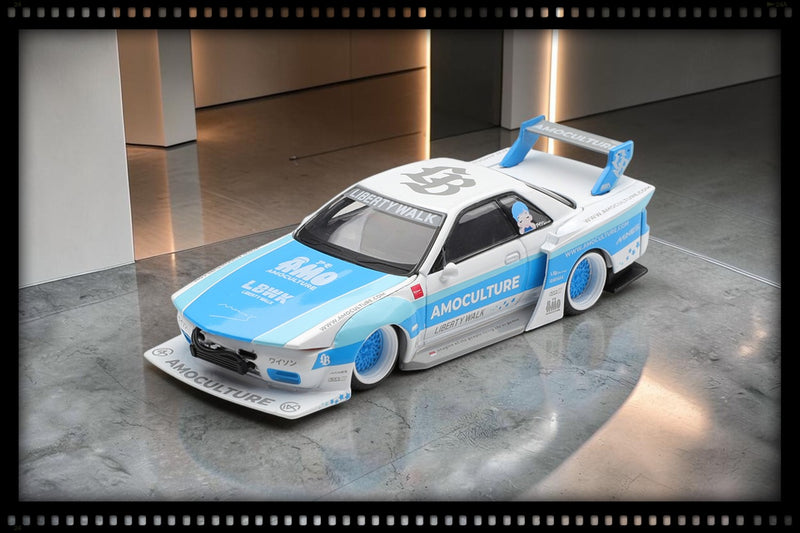 Laad de afbeelding in de Gallery-viewer, NISSAN SKYLINE GTR (R32) LBWK KAIDO WORKS AMOCULTURE 2026 MINI GT 1:64
