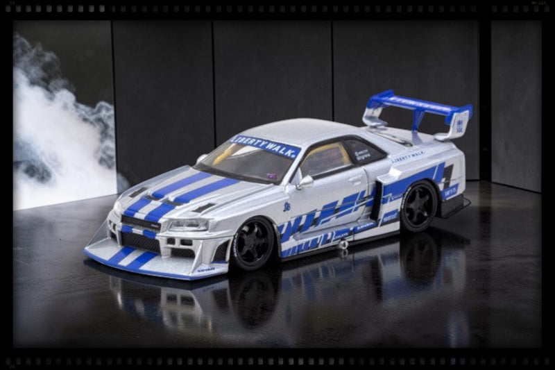 Load image into Gallery viewer, NISSAN SKYLINE GTR (ER34) LB SUPER SILHOUETTE MGMINI SEMA SHOW 2025 TARMAC WORKS 1:64
