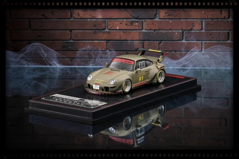 Chargez l'image dans la visionneuse de la galerie, PORSCHE RWB 993 VERT MAT IGNITION MODEL 1:64
