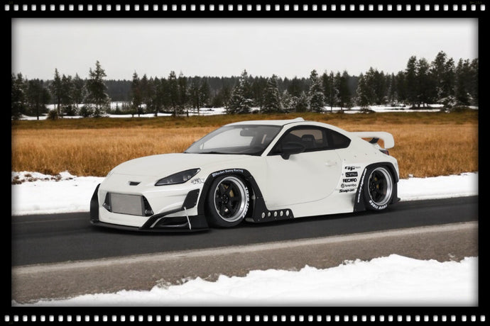 Toyota PANDEM GR86 CRYSTAL WHITE 2023 GT SPIRIT 1:18
