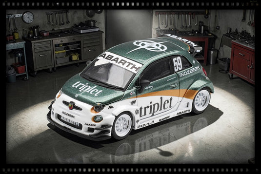 ‼️ÉDITION SPÉCIALE‼️FIAT 595 ABARTH LB-WORKS TY ÉDITION 2026 (RHD) MINI GT 1:64