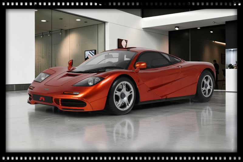 Load image into Gallery viewer, MCLAREN F1 ROADCAR MANSOUR ORANGE 1992 GT SPIRIT 1:18
