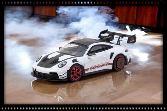 PORSCHE GT3RS 992-1 WHITE/RED 2026 TARMAC WORKS 1:64