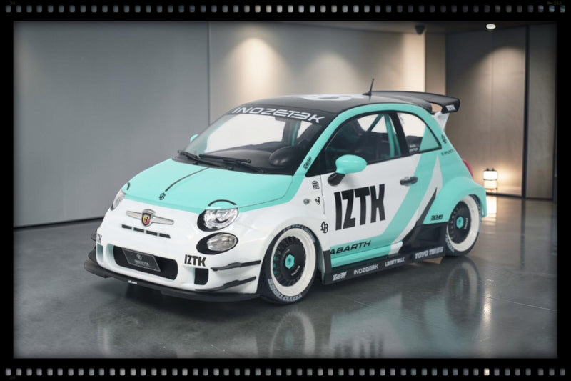 Laad de afbeelding in de Gallery-viewer, FIAT 595 ABARTH LIBERTY WALK BODY KIT 2025 SOLIDO 1:18
