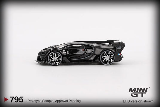 Bugatti VISION GRAN TURISMO BLACK 2015 (LHD) MINI GT 1:64