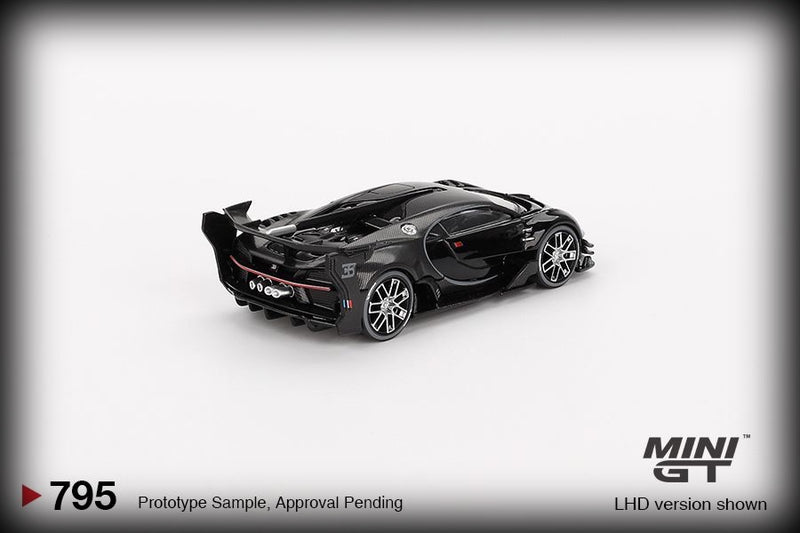 Load image into Gallery viewer, Bugatti VISION GRAN TURISMO BLACK 2015 (LHD) MINI GT 1:64
