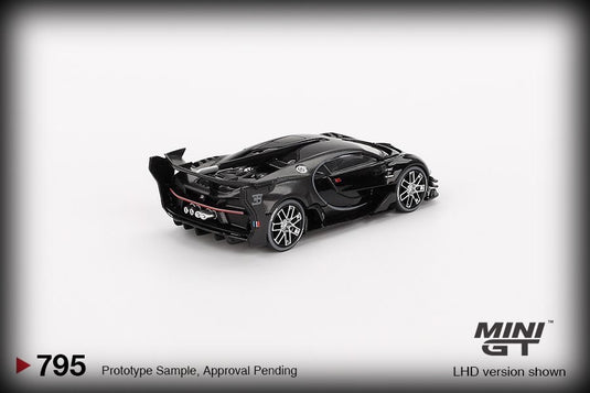 Bugatti VISION GRAN TURISMO BLACK 2015 (LHD) MINI GT 1:64