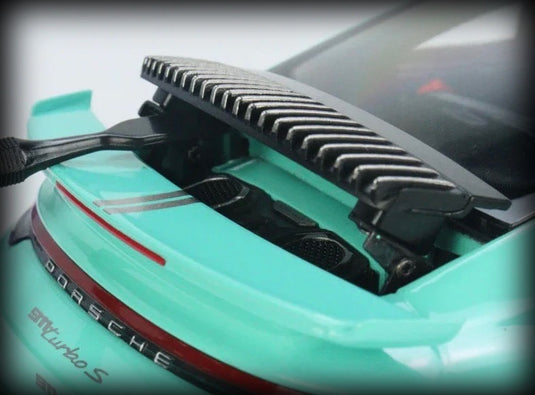 Porsche 911 (992) Turbo S coupé Sport Design 2021 Vert MINICHAMPS 1:18