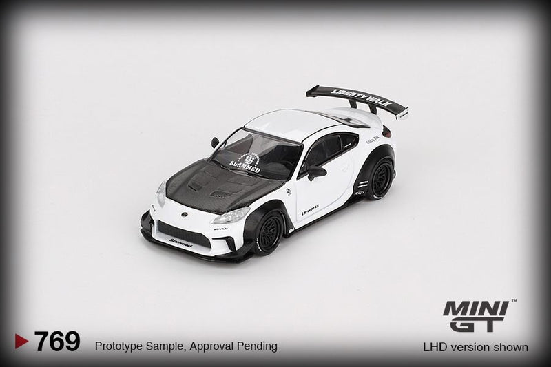 Load image into Gallery viewer, Toyota GR86 LB NATION WHITE 2023 (LHD) MINI GT 1:64
