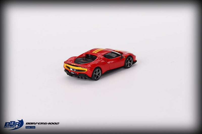 Chargez l&#39;image dans la visionneuse de la galerie, Ferrari 296 GTB ASSETTO FIORANO ROUGE 2023 BBR Models 1:64
