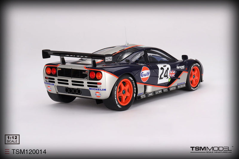 Laad de afbeelding in de Gallery-viewer, McLaren F1 GTR @24 GULF RACING LE MANS 24 HRS 1995 TSM Models 1:12
