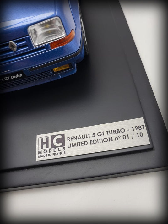 Renault Super 5 GT Turbo 1987 (BEPERKTE EDITIE 10 stuks) HC MODELS 1:12